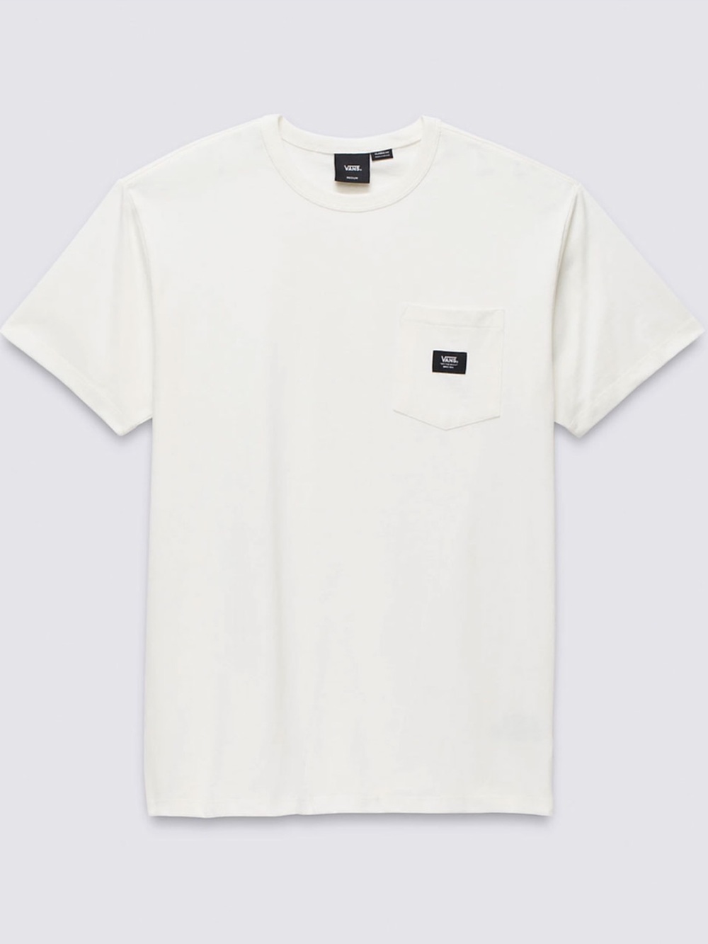 VANS Men’s Off The Wall II Pocket Tee, Cream, Size: XXL
